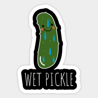 Wet Pickle Funny Pickle Sticker